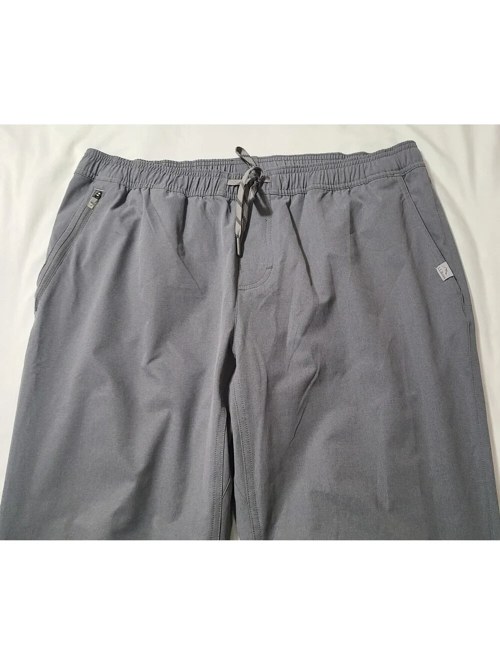 LL Bean Multisport Pants Mens Size Large Gray Performance Stretch Hiking UPF 50+